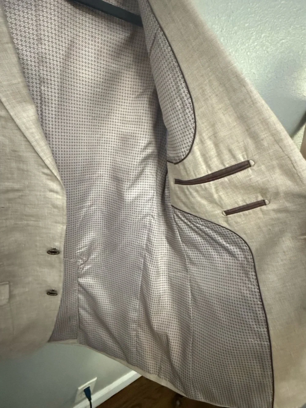 NWT Baird McNutt 100% Linen Murano Blazer size Medium